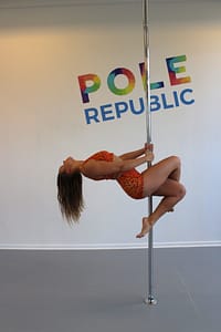 pole dance girl in pole
